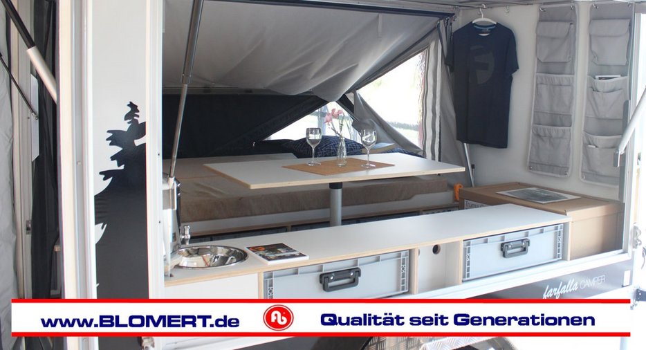 Blomert Farfalla Camper Nordwalde Düsseldorf Caravan Salon Händler Vertrieb Anhängercenter Koffer Wohnmobil