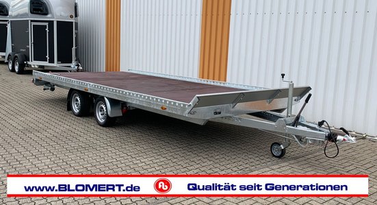 Blomert Plattform Hochlader Transporter Sonderbau Anhängercenter Fahrzeugbau Nordwalde