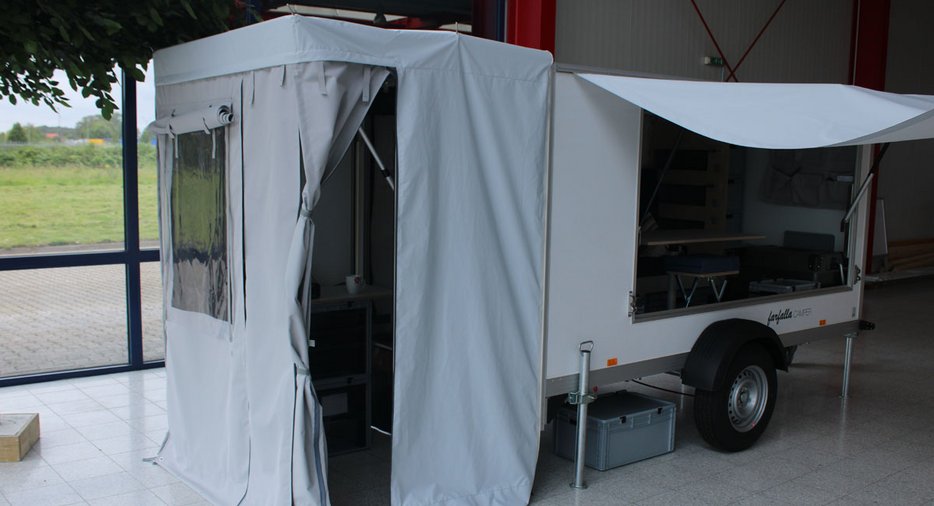 Farfalla Camper Flip Blomert Anhängercenter Camping Wohnwagen Koffer Unsinn